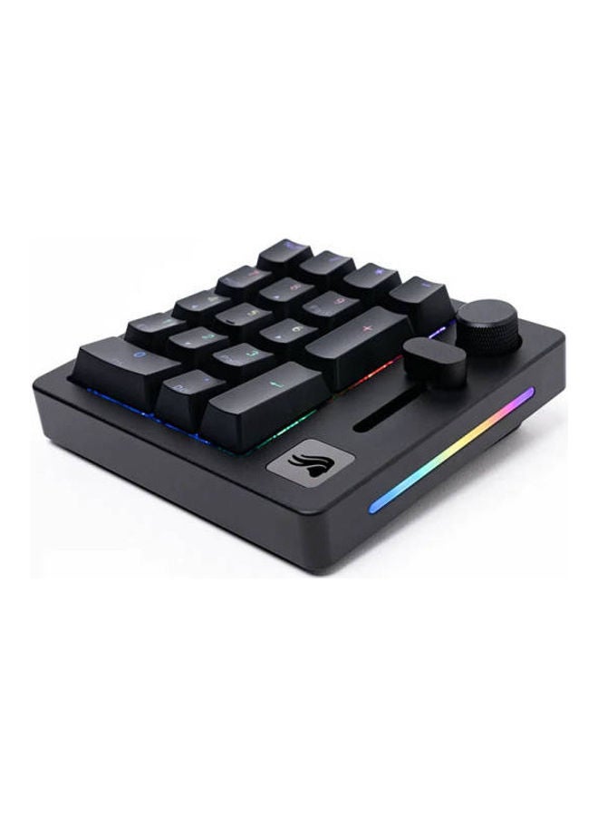 GMMK Modular Mechanical Gaming Numpad - Customizable RGB Backlighting, Cherry MX Switches, ABS Keycaps, Pre-Lubed Fox Switches, Pre Built Mechanical - Black