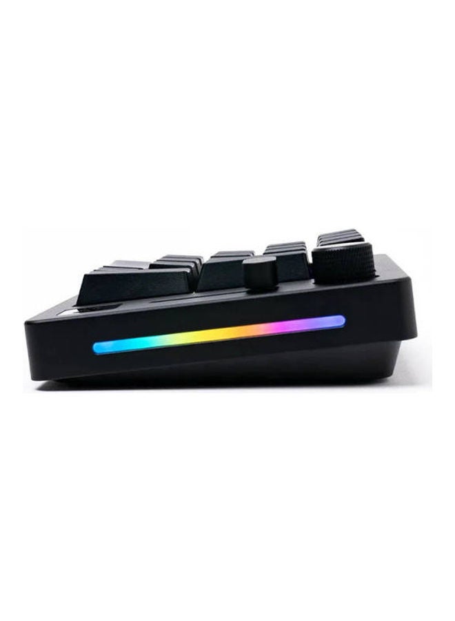 GMMK Modular Mechanical Gaming Numpad - Customizable RGB Backlighting, Cherry MX Switches, ABS Keycaps, Pre-Lubed Fox Switches, Pre Built Mechanical - Black