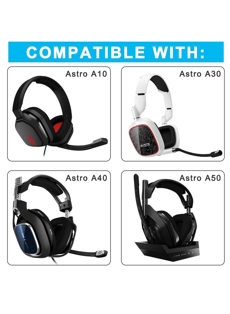 Replacement Cord for Astro A10 A30 A40 A50 Headset, Cable with Volume Control and Inline Mute Function, 2.0M 6.5Ft, Durable Braided Cable Compatible with One Play Station 4 PS4 Via 3.5mm Jack