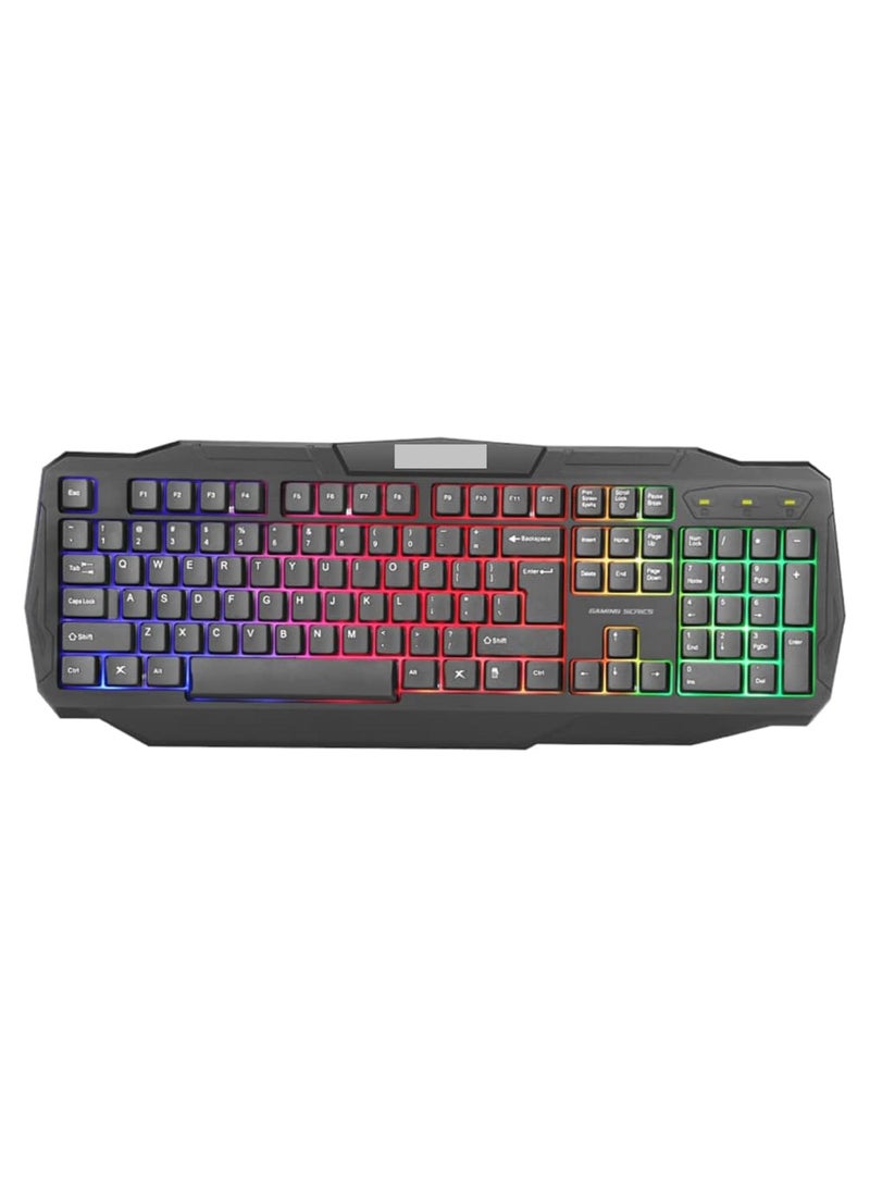 CM-406 4 in 1 Gaming Combo  RGB Gaming Keyboard with Mouse, headphone