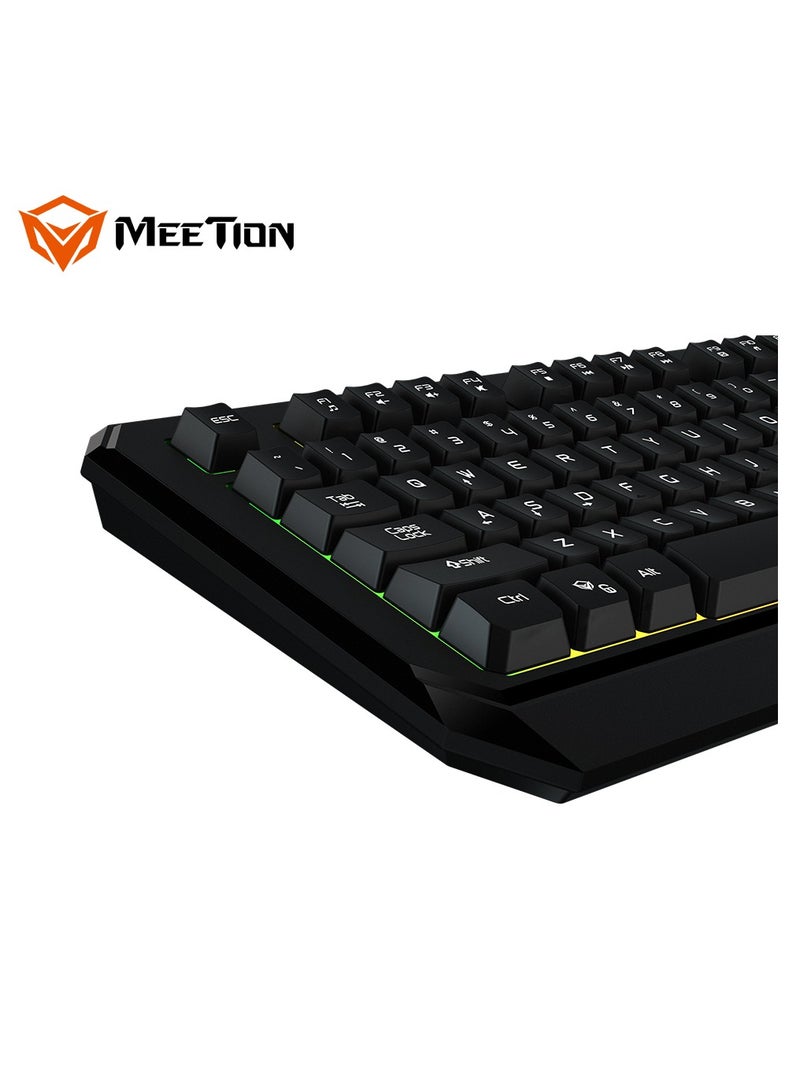 Meetion K9320 Waterproof Backlit RGB Gaming Keyboard  with 19 Anti-Ghosting Keys Best For Office and Gaming Use