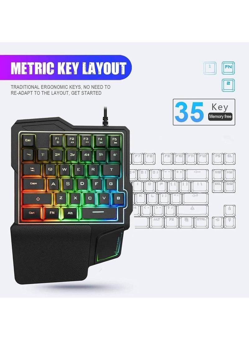 Mix Elite PUBG Controller Gaming Keyboard Mouse Converter Android and IOS system dedicated(Android 7.0 and above Below IOS 13.4) Mouse & Keyboard Combo Pack for FPS Mobile Games