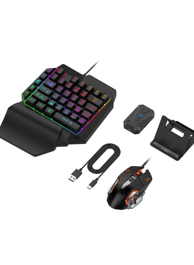 Mobile Gaming 4 IN 1 Combo Pack including mouse keyboard