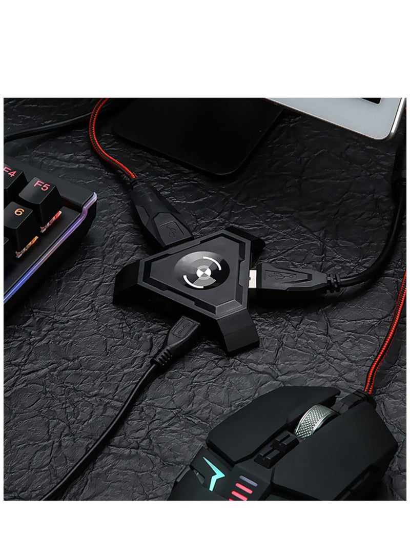 Keyboard Mouse Converter, Gaming Controller Keyboard Mouse Adapter for Xbox One for PC for PS5 for PS4 and for Nintendo Switch