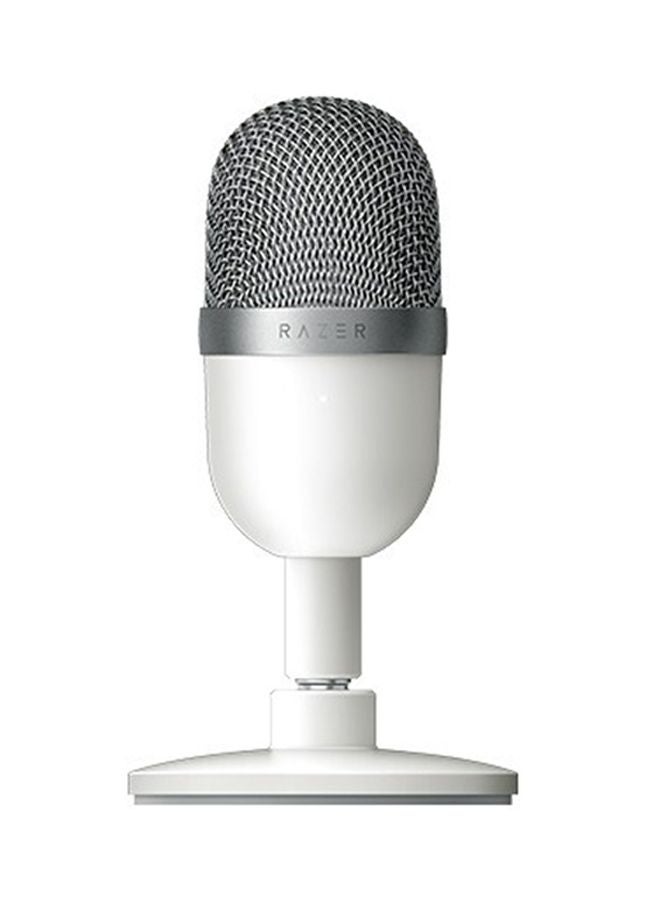 Seiren Mini Streaming Microphone Silver/White