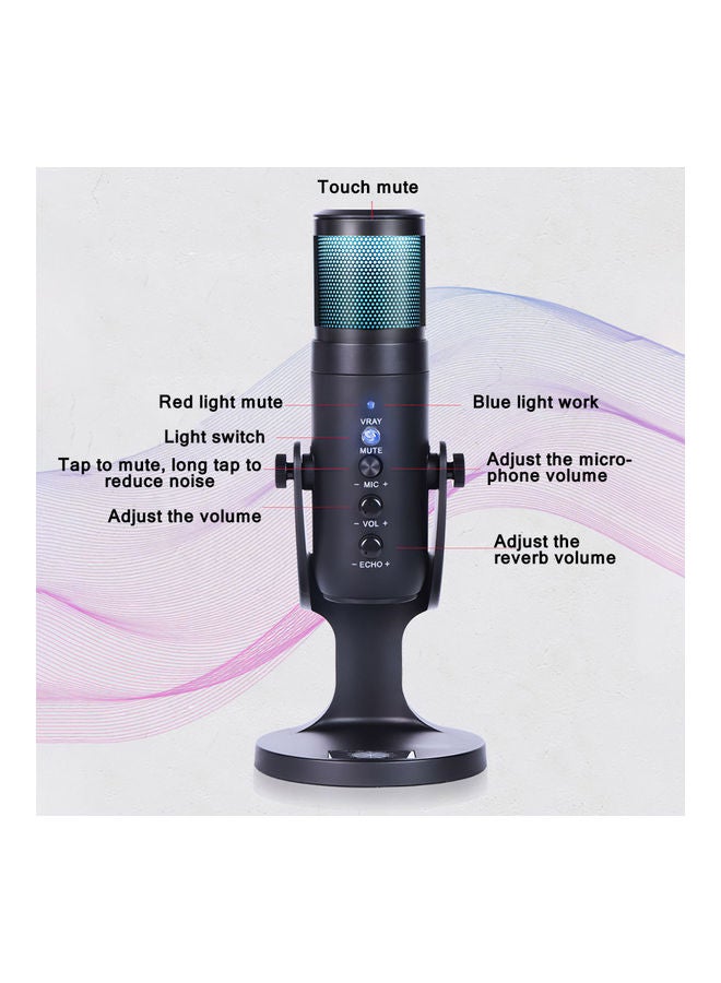 Condenser Microphone For Laptop Multicolour