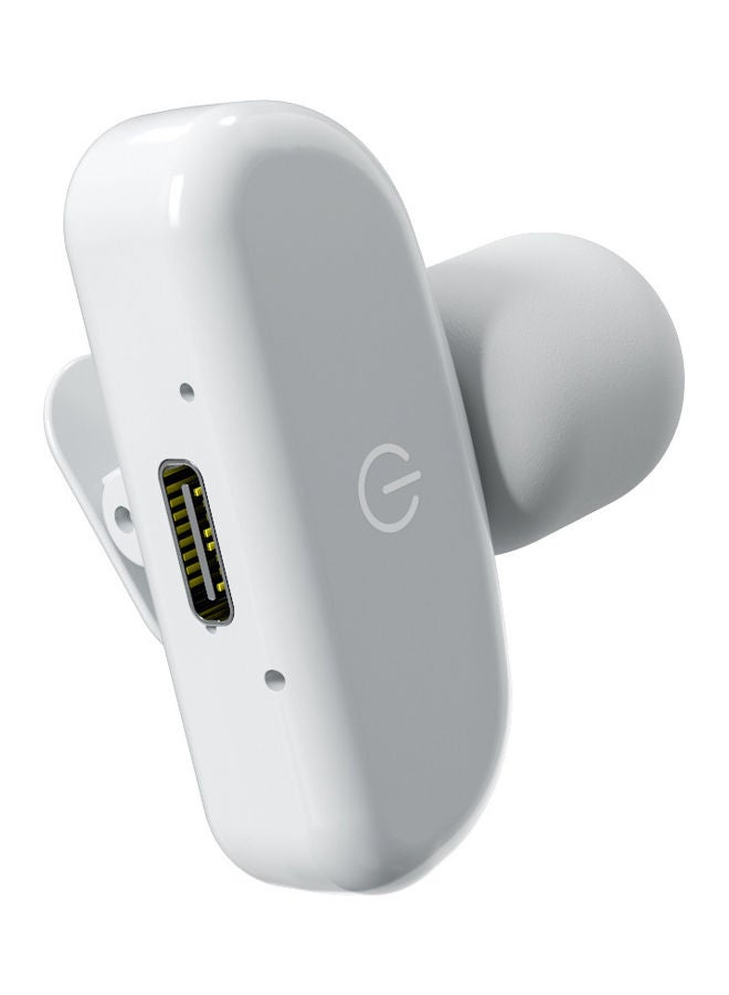 Mini Wireless Lavalier Microphone White