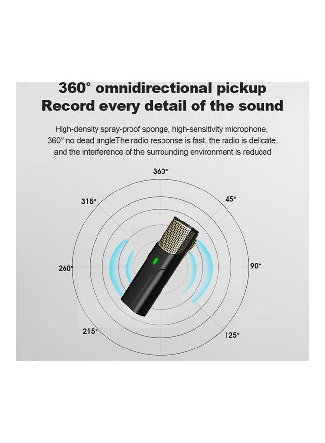 FTW001 Wireless Microphone WiFi Plug & Play Black