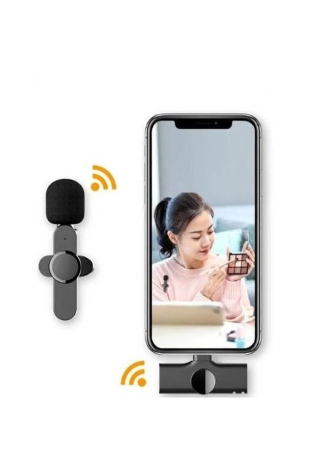 Wireless Type C Mini Microphone Connect With Mobile And Lapel Clip On Mic