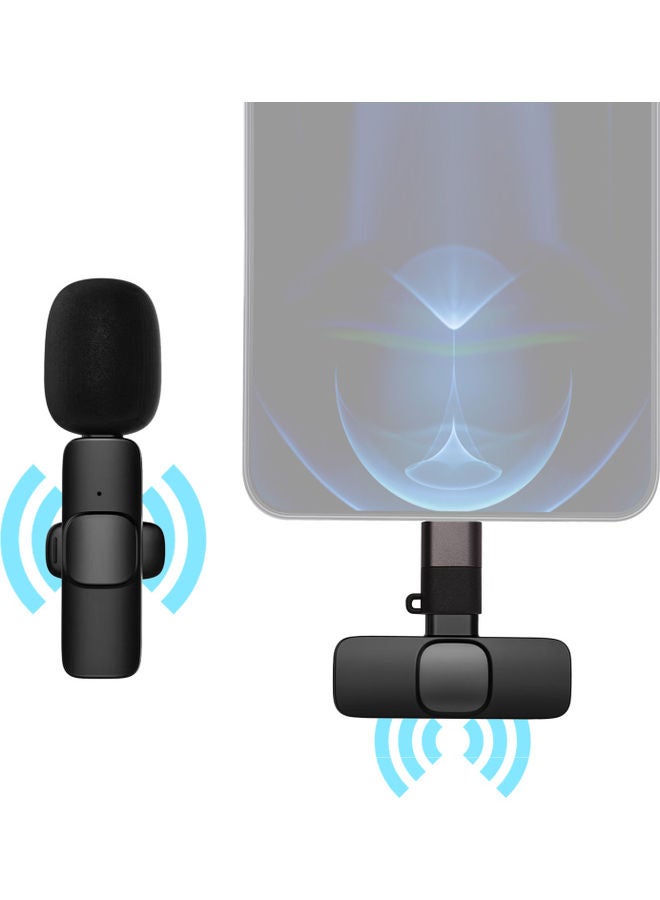 Smart Wireless Microphone Set Black