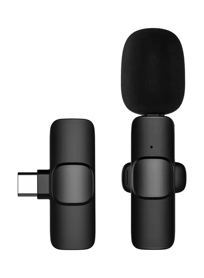 Smart Wireless Microphone Set Black