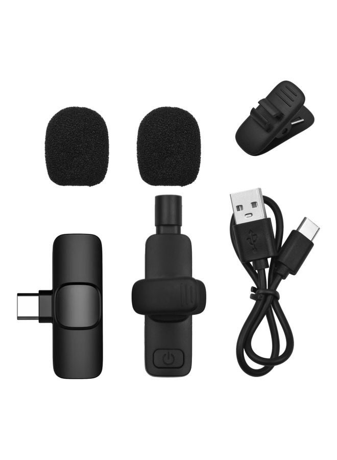 Smart Wireless Microphone Set Black