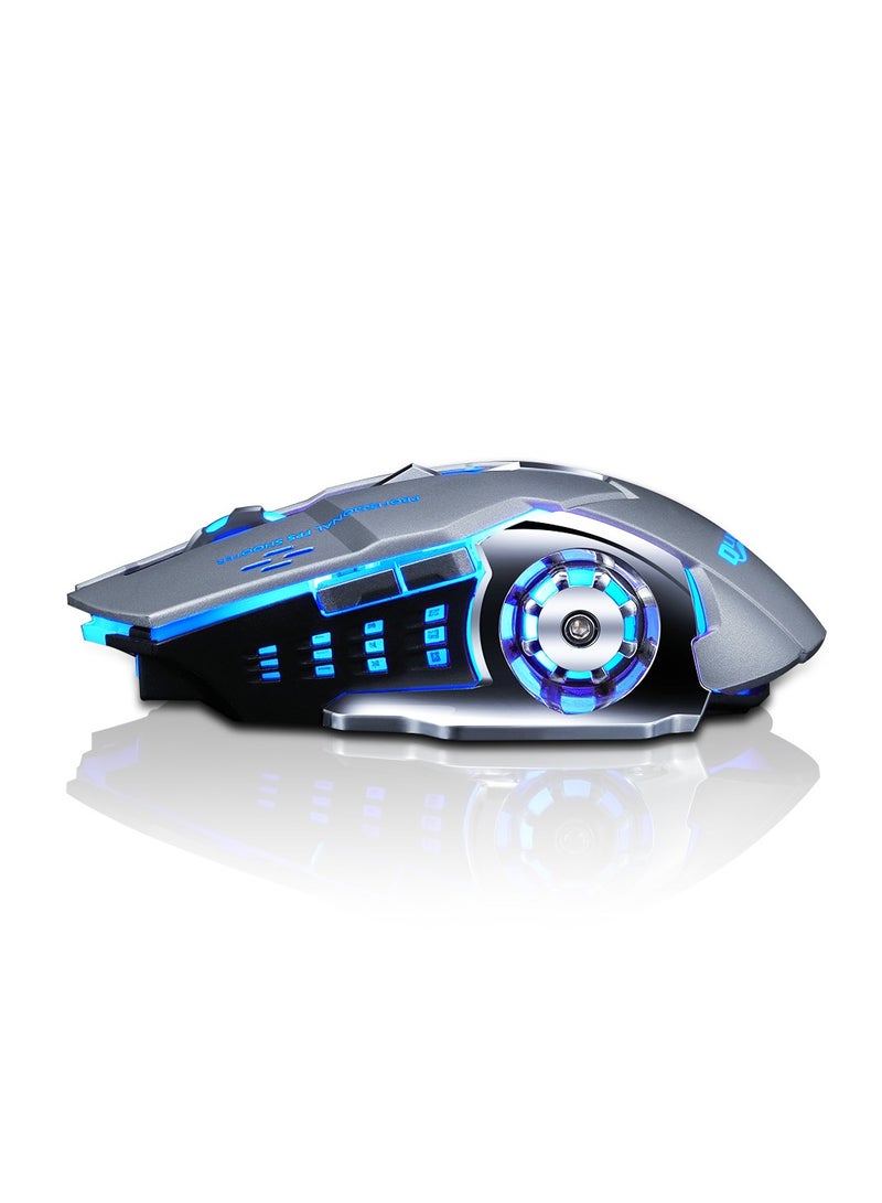 Game Office Wireless Charging Mute Mouse