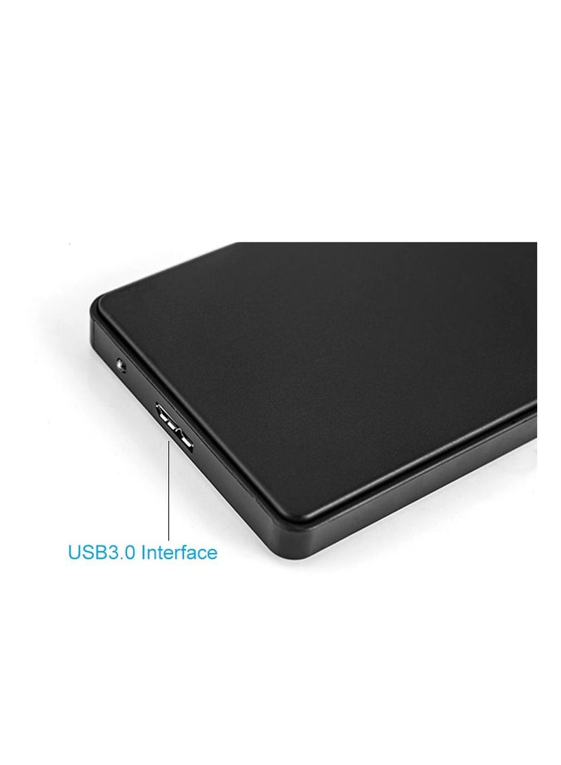 Enclosure Portable Mobile Hard Drive Cases for SSD External Storage With USB3.0/2.0 Cable ABS