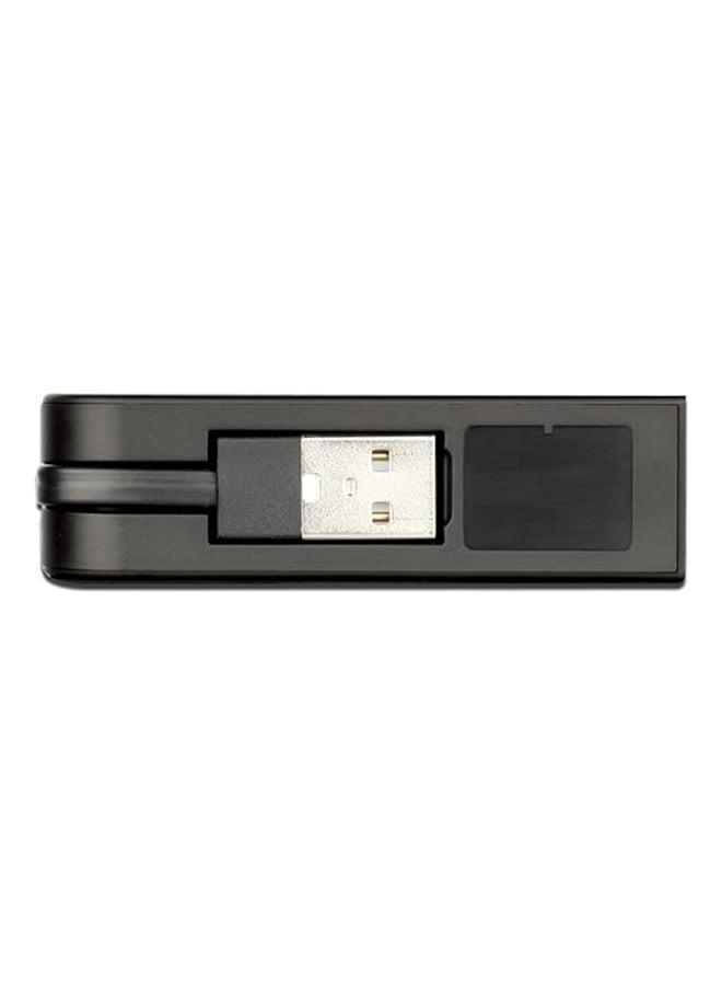 DUB-E100 High-Speed USB 2.0 Fast Ethernet 10/100 Mbit/s Ethernet Adapter Black