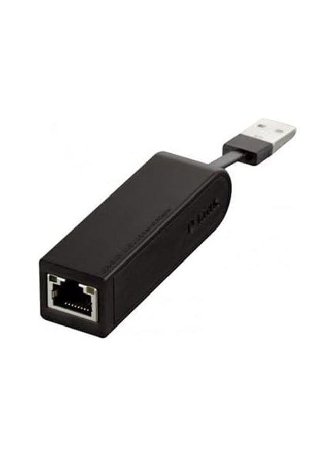 DUB-E100 High-Speed USB 2.0 Fast Ethernet 10/100 Mbit/s Ethernet Adapter Black