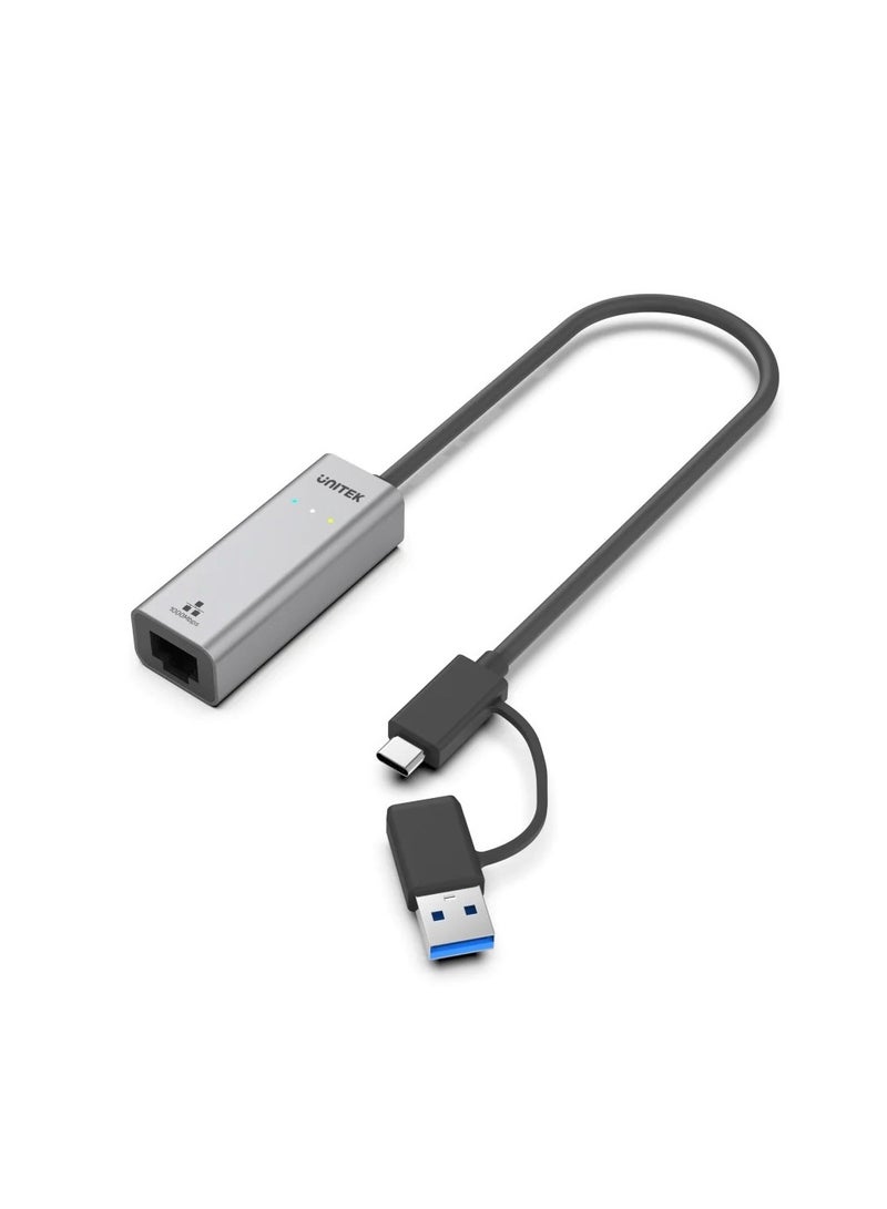 USB-C AND USB-3.1 to Gigabit Ethernet Adapter