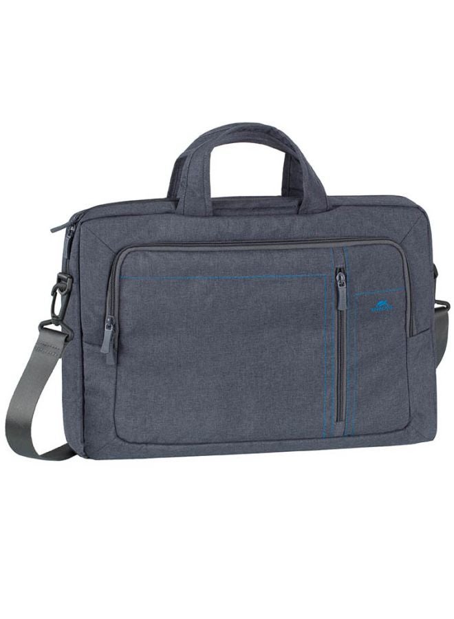 Laptop Canvas Shoulder Bag Grey