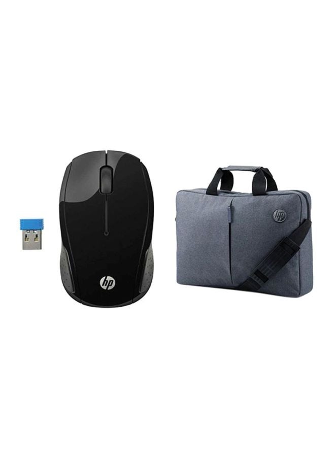 Wireless Mouse With Bag Value Kit Grey