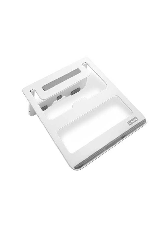 Portable Aluminum Laptop Stand White