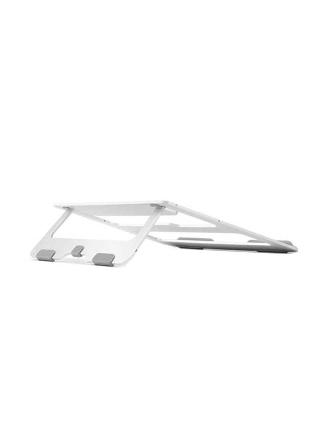 Portable Aluminum Laptop Stand White