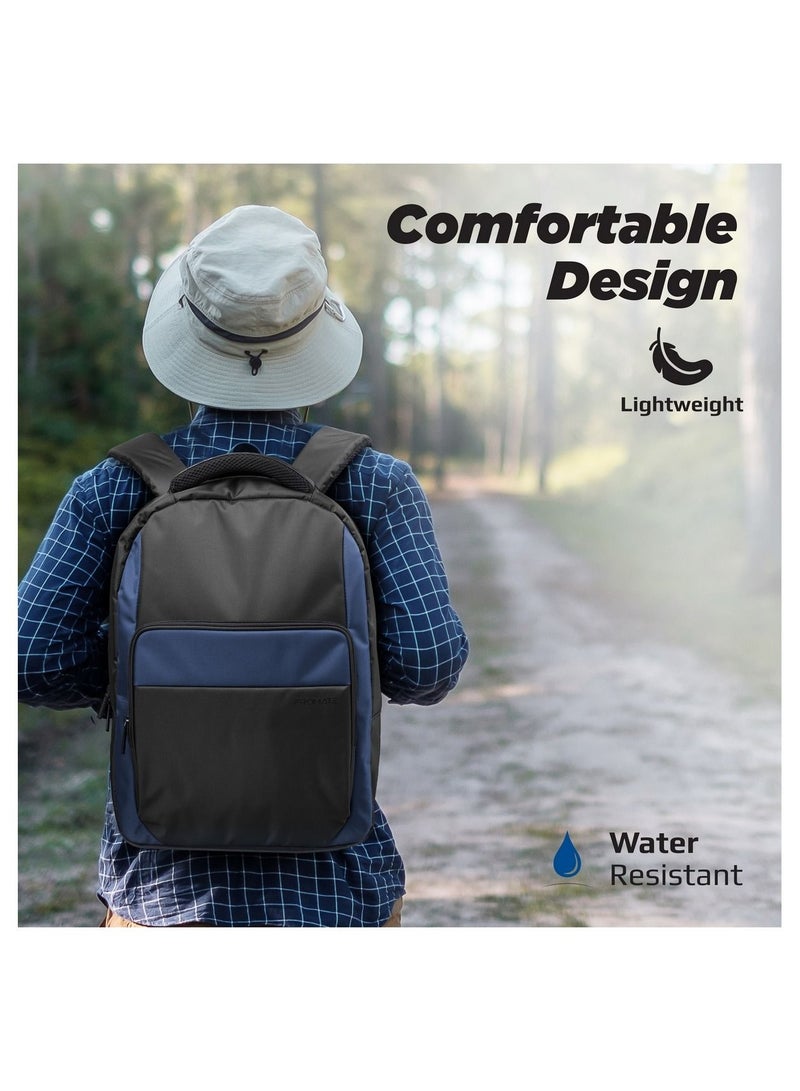 Lightweight Comfortable 15.6 Inch Laptop Backpack With Secure Zippers, Water-Resistance, Multiple Compartments And Padded Straps