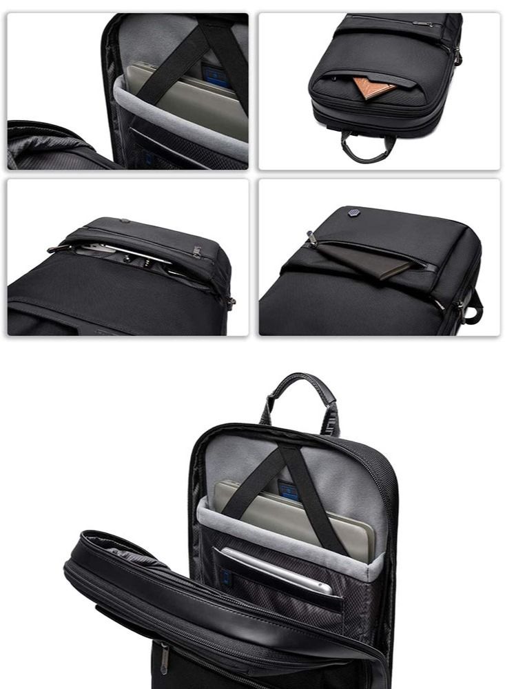 Business Travel Laptop Backpack, Waterproof Professional Expandable Bag for Men