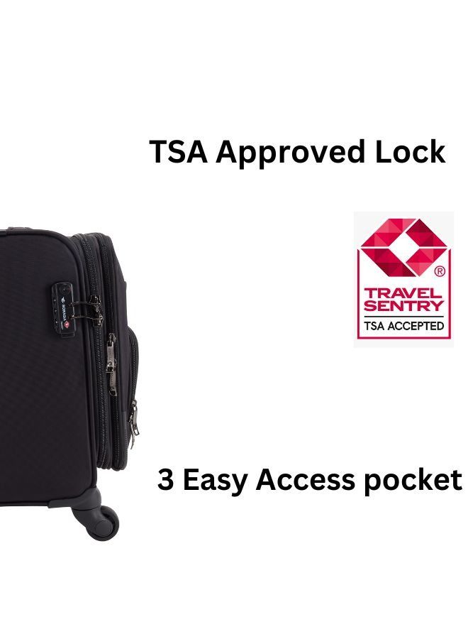 Rolling Laptop Case Pilot Business Bag for Travel And Office TSA Approved Lock