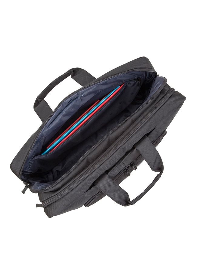 RivaCase 8455 Black Full Size Laptop Bag 17.3