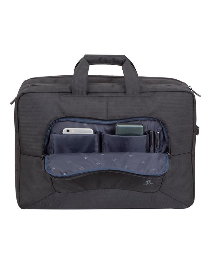 RivaCase 8455 Black Full Size Laptop Bag 17.3