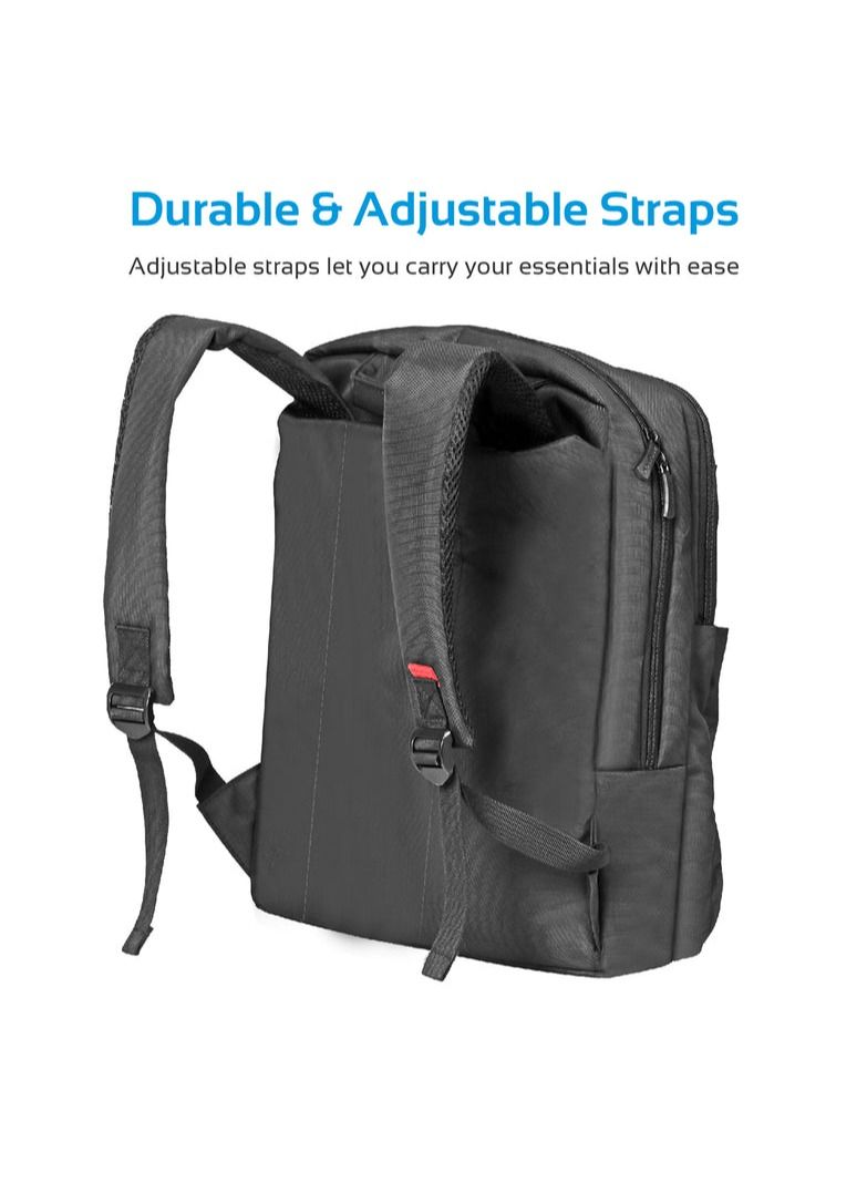 Dual-Pockets Urban Backpack with Multiple Compartments