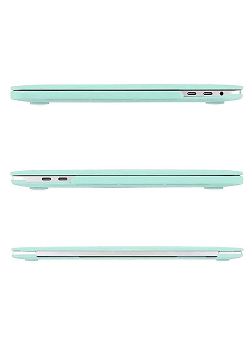 Hard Shell Case and Screen Protector Compatible with MacBook Pro 16-Inch Model: A2141 (MVVJ2xx/A, MVVK2xx/A, MVVL2xx/A, MVVM2xx/A) Retina Display with Touch Bar Touch ID, Mint Green