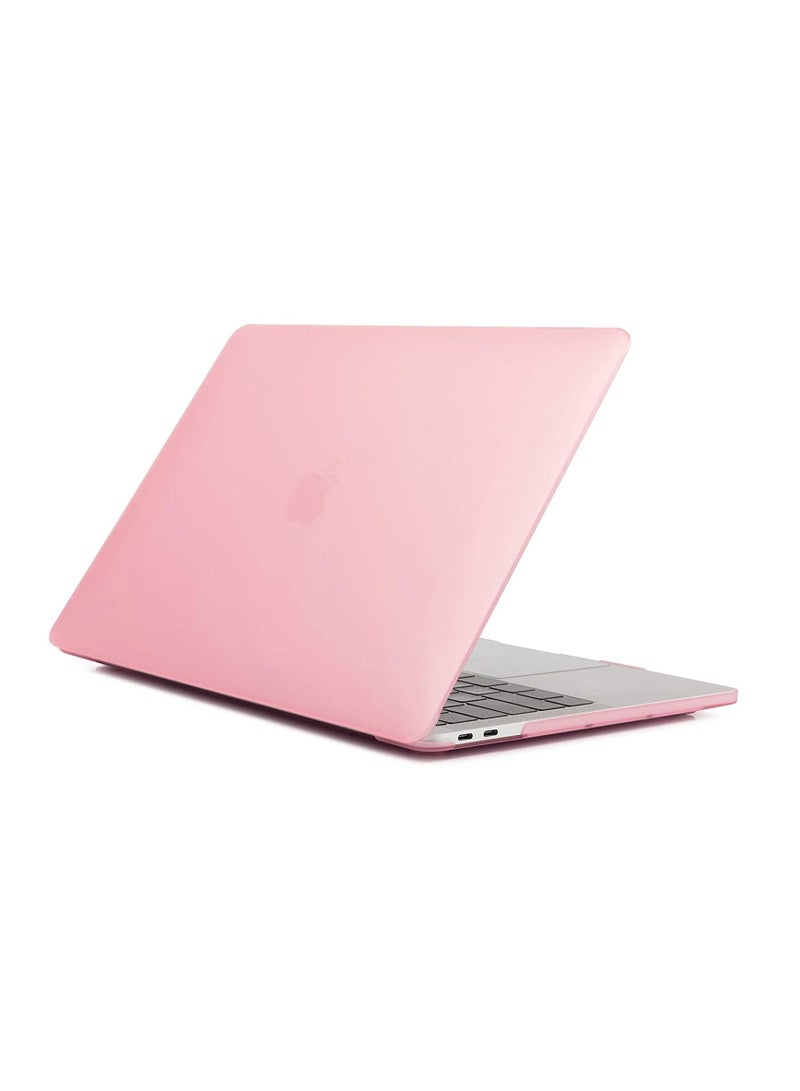 Protective Hard Shell Case Cover For MacBook Air 13 Inch With Retina Display and Touch ID Model A1932/A2179/A2337 M1 Released 2018/2019/2020 Pink