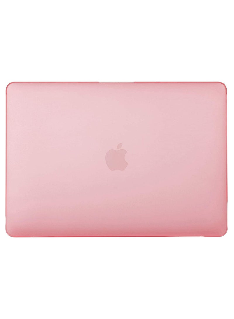 Protective Hard Shell Case Cover For MacBook Air 13 Inch With Retina Display and Touch ID Model A1932/A2179/A2337 M1 Released 2018/2019/2020 Pink