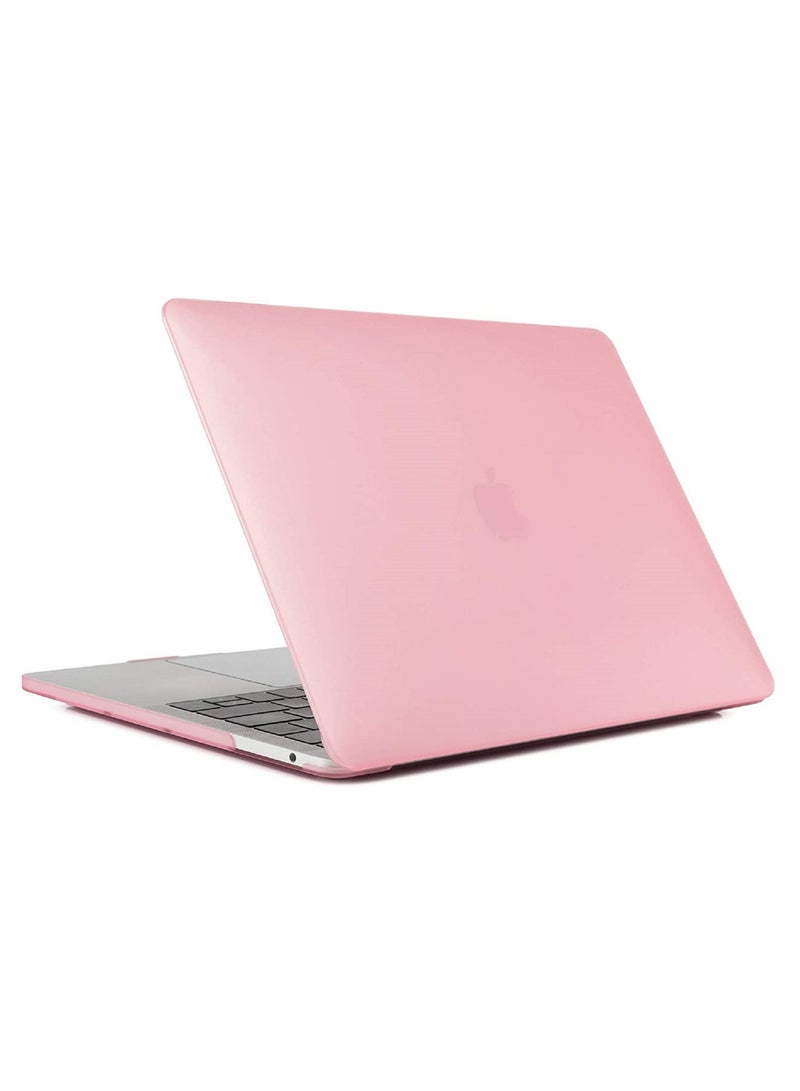 Protective Hard Shell Case Cover For MacBook Air 13 Inch With Retina Display and Touch ID Model A1932/A2179/A2337 M1 Released 2018/2019/2020 Pink