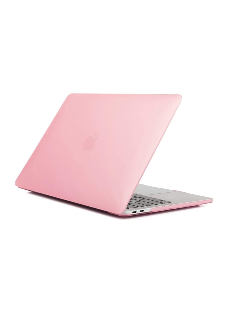 Protective Hard Shell Case Cover For MacBook Air 13 Inch With Retina Display and Touch ID Model A1932/A2179/A2337 M1 Released 2018/2019/2020 Pink