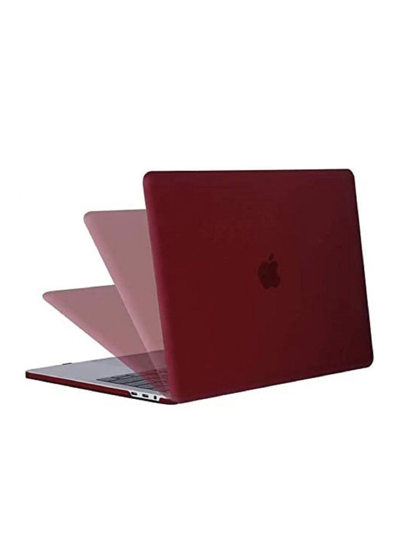 Case Compatible with MacBook Pro 13 inch 2020 2019 2018 2017 2016 Release A2289 A2251 A2159 A1989 A1706 A1708 Plastic Hard Shell Cover for Pro 13 inch with/Without Touch Bar Wine Red