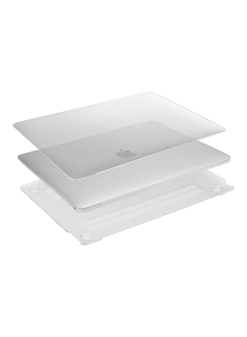 Compatible with Mac Book New Pro 13 inch Case 2018/2017/2016 Model A1988 A1708 (Non Touch Bar) Ultra Slim Plastic Hard Shell Case with US Layout Skin Keyboard Cover White