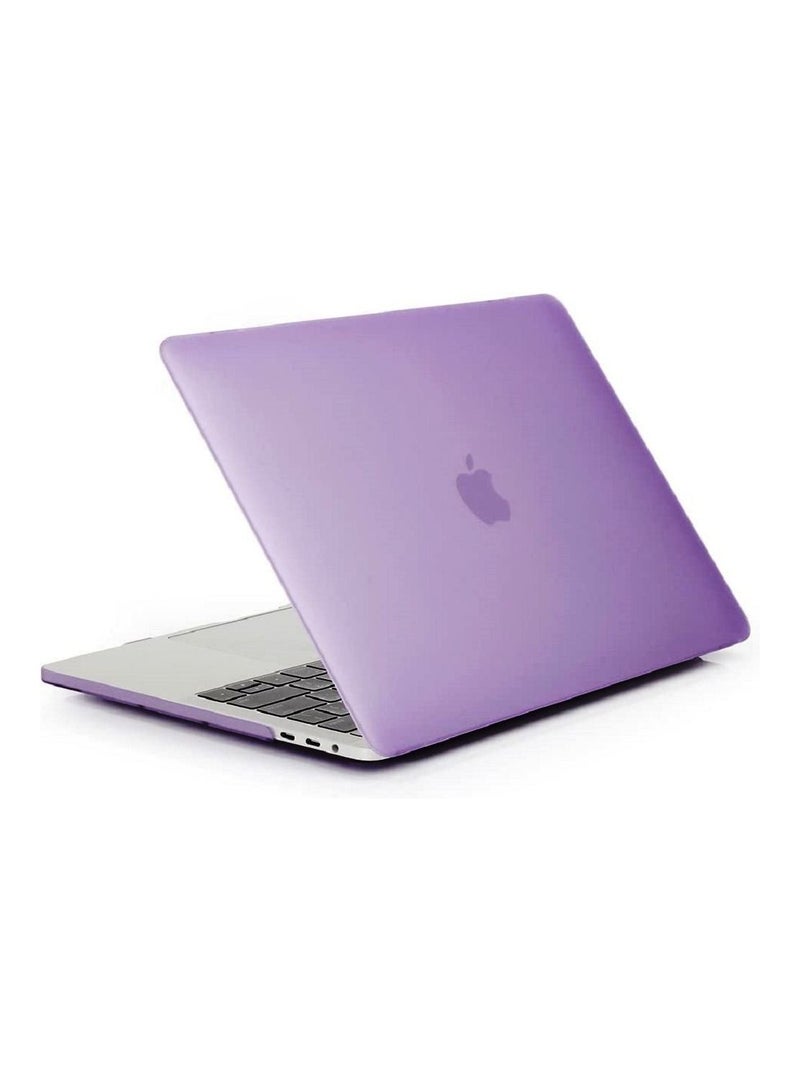 Compatible with Mac Book New Pro 13 inch Case 2018/2017/2016 Model A1988 A1708 (Non Touch Bar) Ultra Slim Plastic Hard Shell Case with US Layout English Keyboard Cover Purple