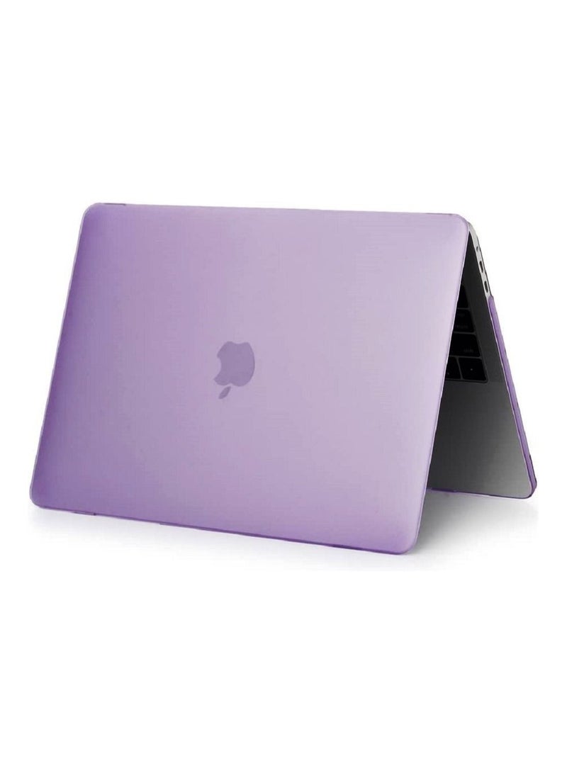 Compatible with Mac Book New Pro 13 inch Case 2018/2017/2016 Model A1988 A1708 (Non Touch Bar) Ultra Slim Plastic Hard Shell Case with US Layout English Keyboard Cover Purple