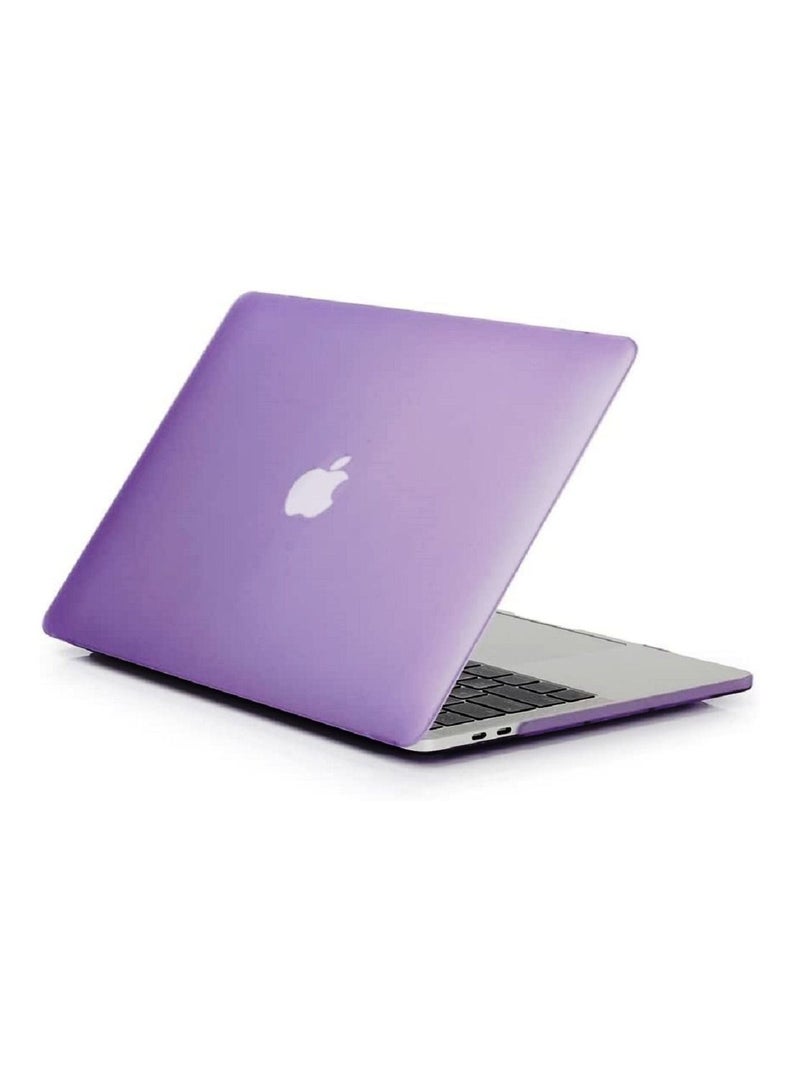 Compatible with Mac Book New Pro 13 inch Case 2018/2017/2016 Model A1988 A1708 (Non Touch Bar) Ultra Slim Plastic Hard Shell Case with US Layout English Keyboard Cover Purple