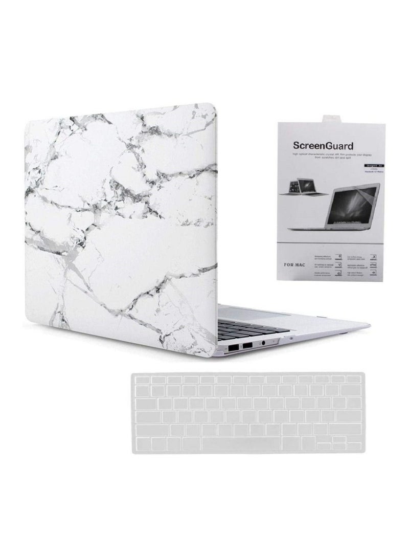 3 in 1 MacBook Air 13 Inch Full Body Protection Hard Case Shell Cover  Keyboard Cover & Screen Protector Included Compatible with Apple MacBook Air 13.3