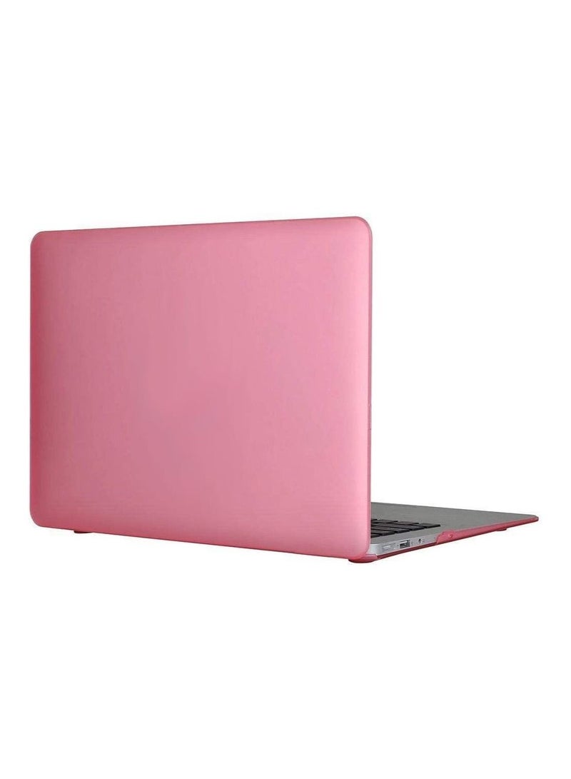 Plastic Hard Shell Case Cover Compatible with Older Version MacBook Air 13-Inch Models: A1369 & A1466, Release 2010 to 2017, Pink