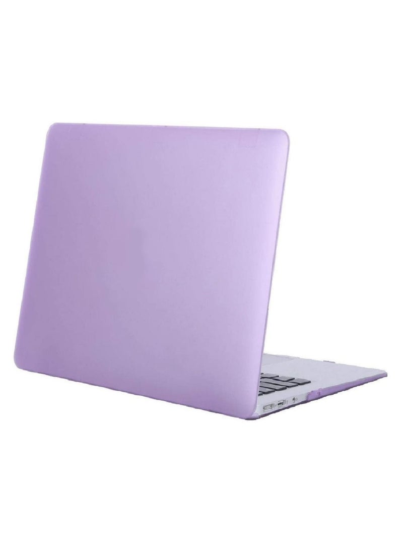 Plastic Hard Shell Case Cover Compatible with Older Version MacBook Air 13-Inch Models: A1369 & A1466, Release 2010 to 2017, Purple