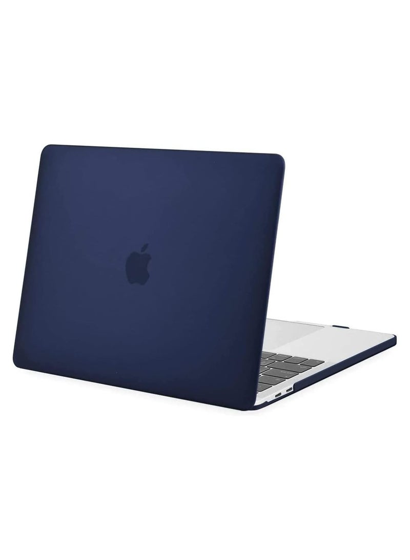 Hard Shell Protective Case Cover Compatible with MacBook Pro 16-Inch Model: A2141 (MVVJ2xx/A, MVVK2xx/A, MVVL2xx/A, MVVM2xx/A) Retina Display with Touch Bar Touch ID, Navy Blue