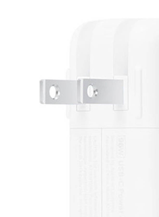 96W USB-C Power Adapter White