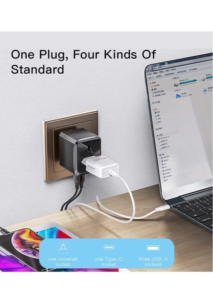 MC-10 USB-C Port Universal Travel Adapter is the international travel electrical plug adapter