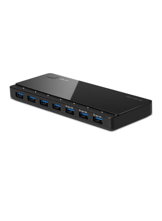 USB 3.0 7-Port Hub Black