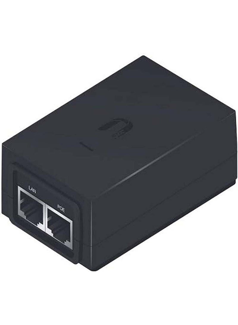 Gigabit PoE Injector, 48V/24W - (POE-48-24W) Black