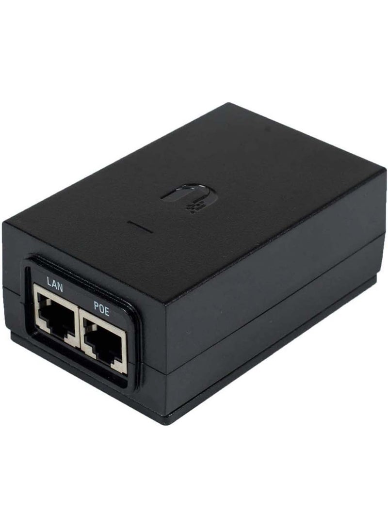 Gigabit PoE Injector, 48V/24W - (POE-48-24W) Black